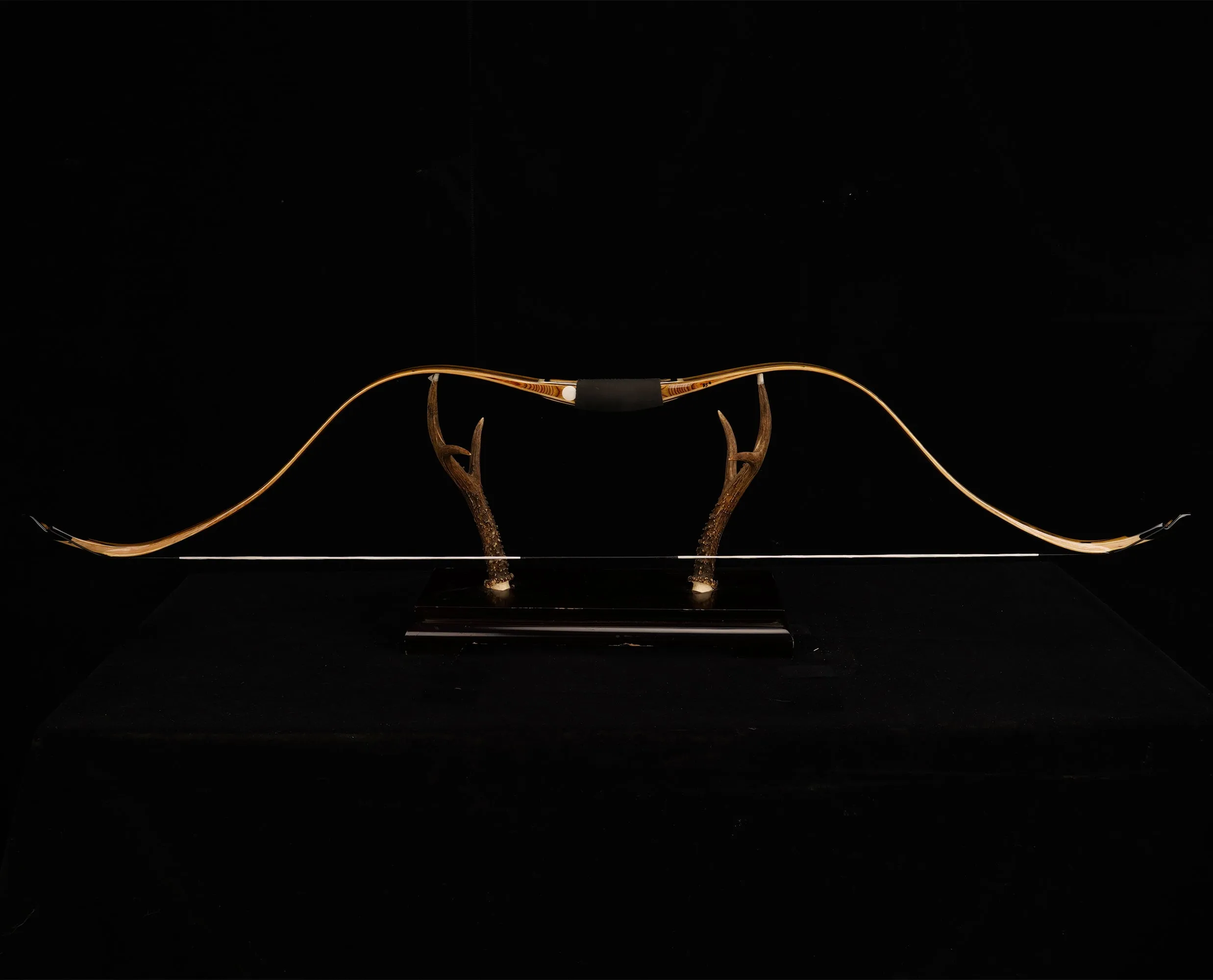 Chinese Ming Dynasty Bow-SiCai Bow ( Black and White Ebony）
