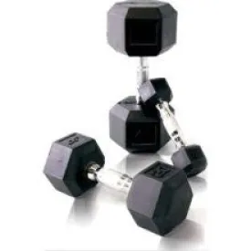 Fit4sale Rubber Coated Hex Dumbbell Sets
