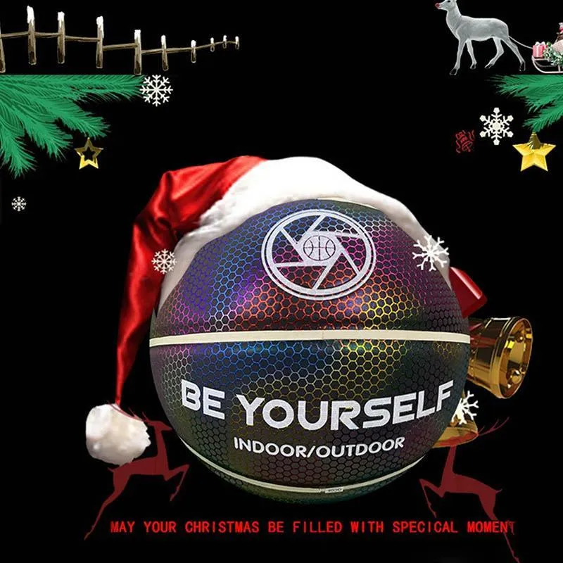 Glowing Reflective Basketball Light Up Basketball