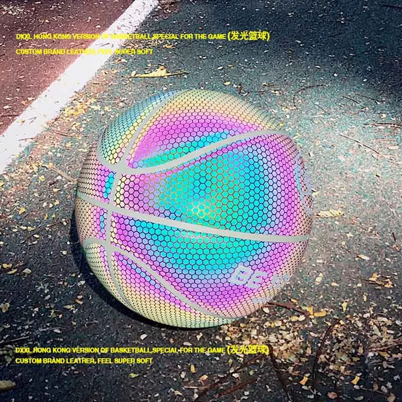 Glowing Reflective Basketball Light Up Basketball