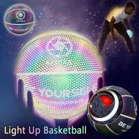 Glowing Reflective Basketball Light Up Basketball