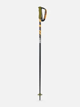 Line Grip Stick Ski Poles - Black/Orange