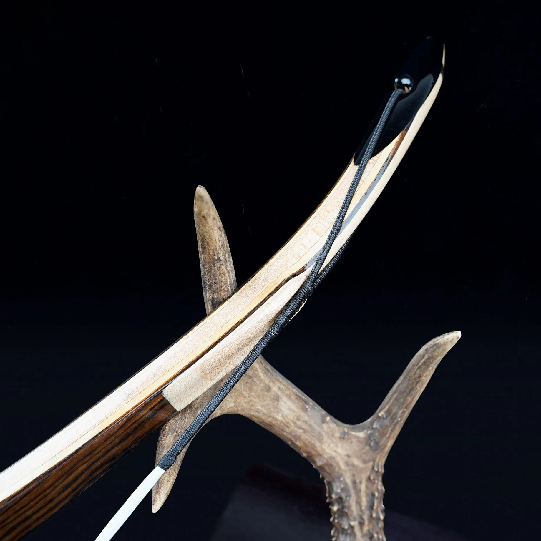 Mongolian Bow, Yuan Dynasty Bow-Mongolia Yuan bow “ Jebe ” ( Golden Sandalwood）