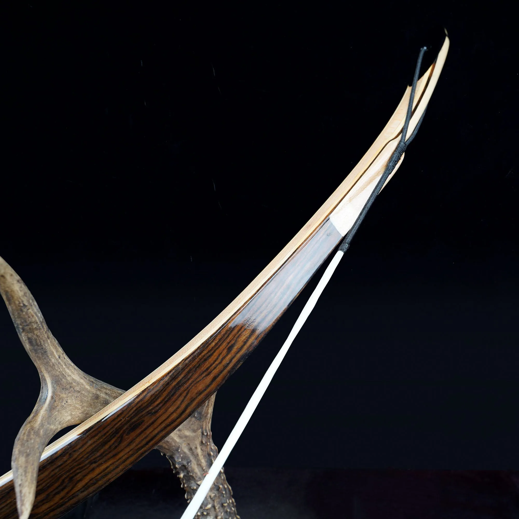 Mongolian Bow, Yuan Dynasty Bow-Mongolia Yuan bow “ Jebe ” ( Golden Sandalwood）