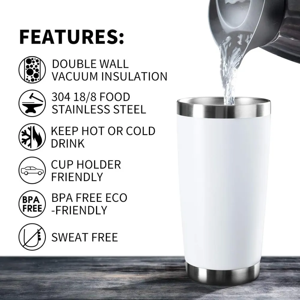 Tennis Tumbler 20oz - Love Rackets- Travel Mug Drinkware