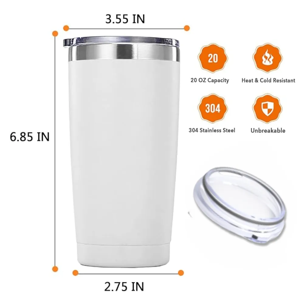 Tennis Tumbler 20oz - Love Rackets- Travel Mug Drinkware