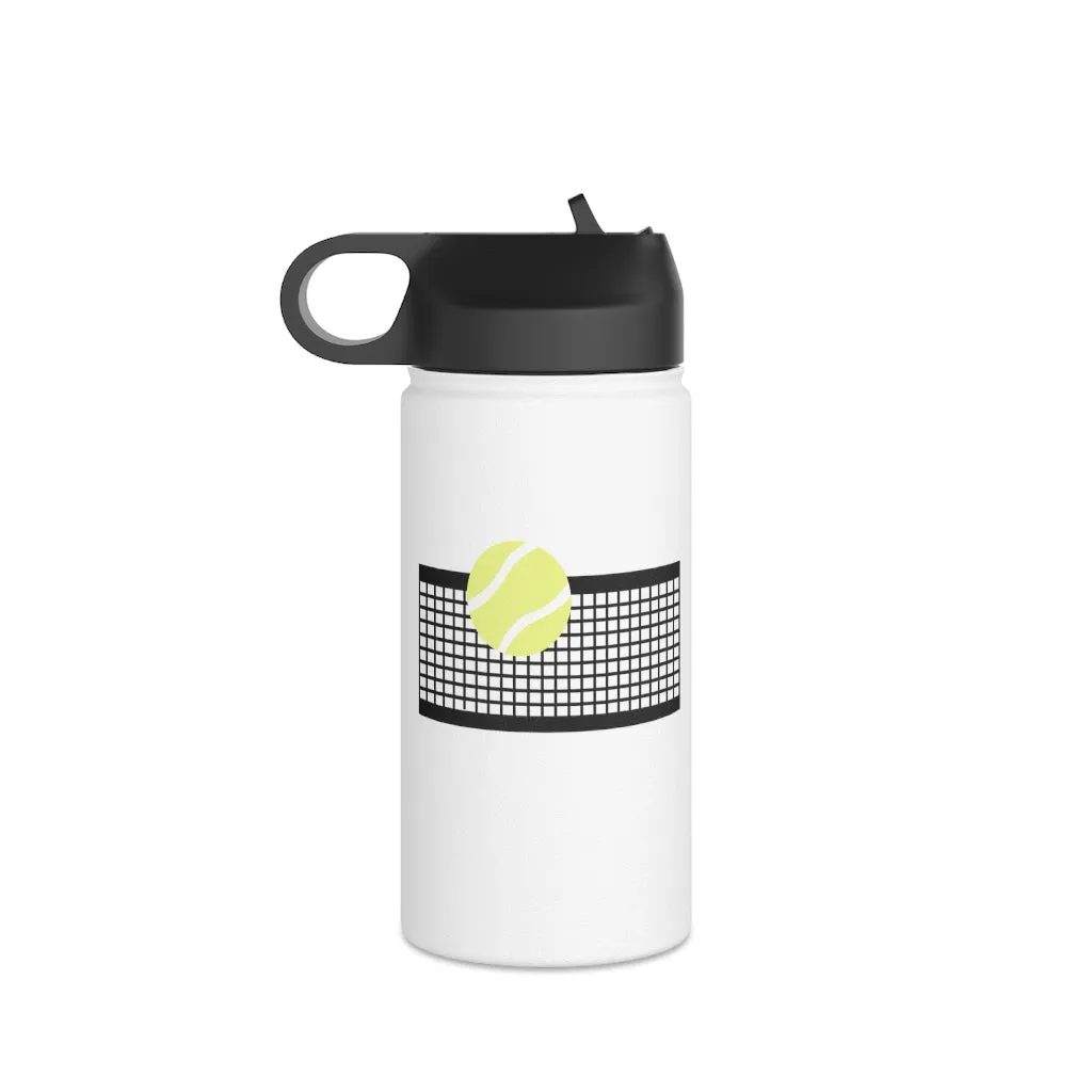 Water Bottle, 3 sizes, Stainless Steel with Sip Straw- Ball Coming!