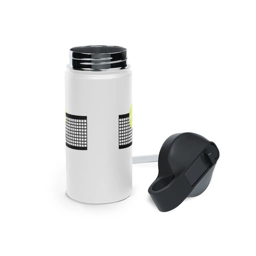 Water Bottle, 3 sizes, Stainless Steel with Sip Straw- Ball Coming!