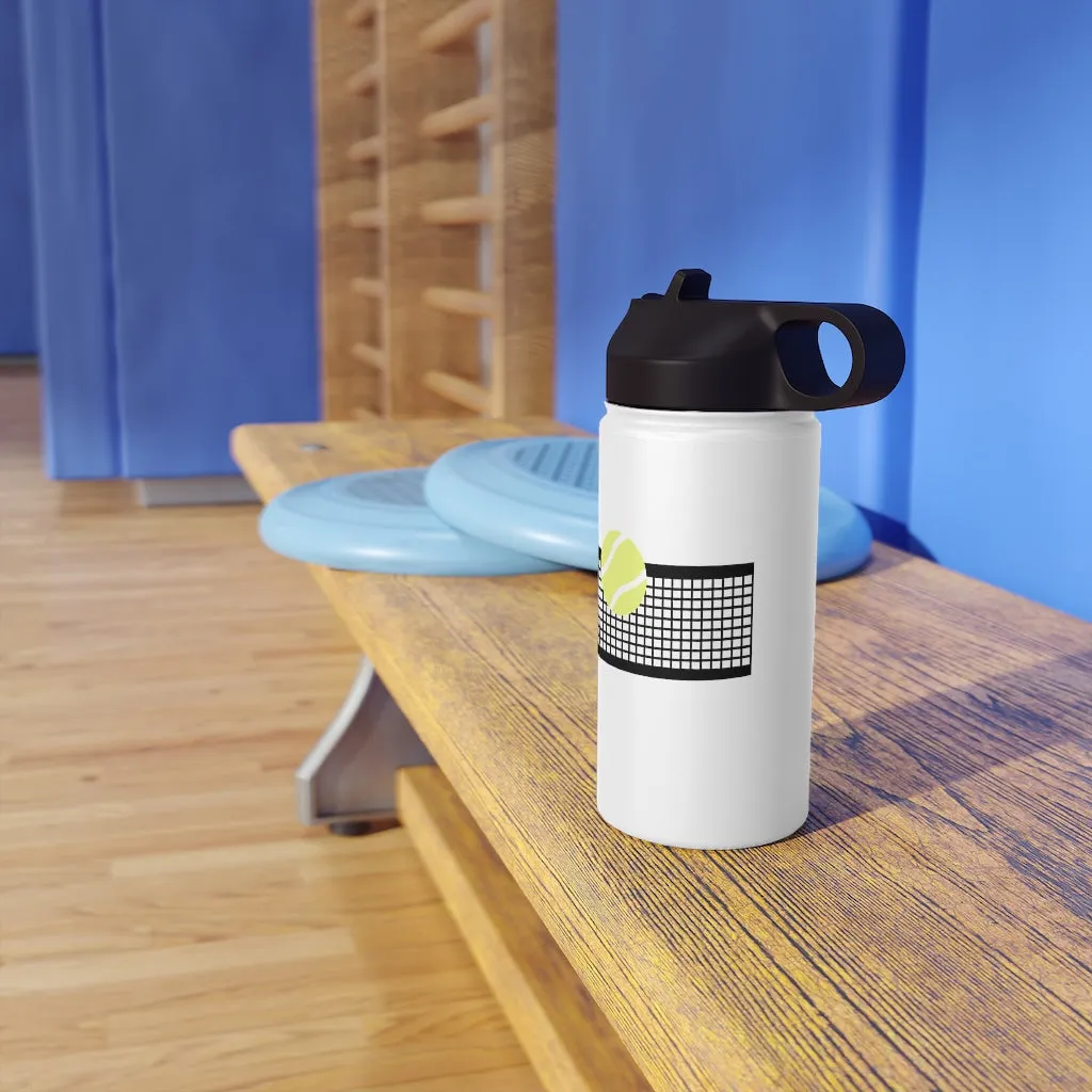 Water Bottle, 3 sizes, Stainless Steel with Sip Straw- Ball Coming!