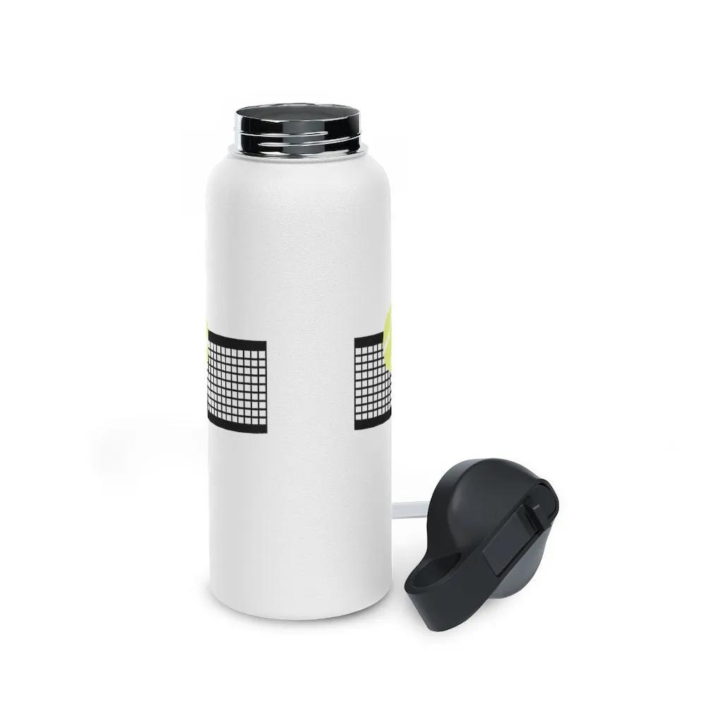 Water Bottle, 3 sizes, Stainless Steel with Sip Straw- Ball Coming!