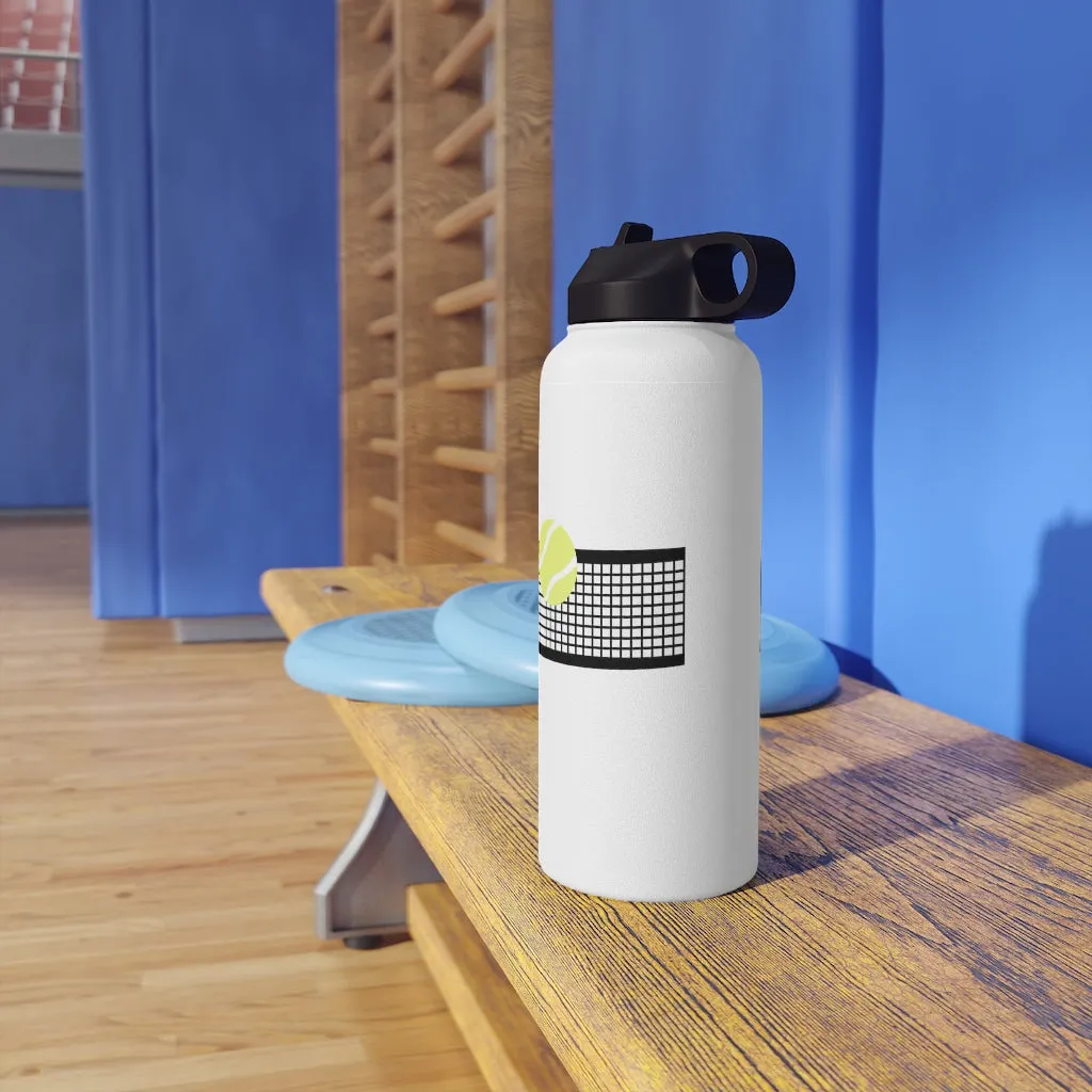 Water Bottle, 3 sizes, Stainless Steel with Sip Straw- Ball Coming!